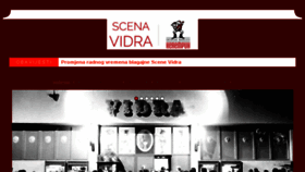 What Scenavidra.hr website looked like in 2018 (6 years ago)