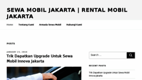 What Sewamobiljakarta.info website looked like in 2018 (6 years ago)