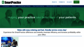 What Smartpractice.com website looked like in 2018 (6 years ago)