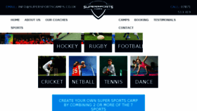 What Supersportscamps.co.uk website looked like in 2018 (6 years ago)