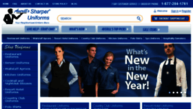 What Sharperuniforms.com website looked like in 2018 (6 years ago)
