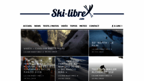 What Ski-libre.com website looked like in 2018 (6 years ago)