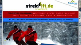 What Streidllift.de website looked like in 2018 (6 years ago)