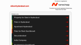 What Siliconhyderabad.com website looked like in 2018 (6 years ago)