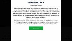What Startersfuncties.nl website looked like in 2018 (6 years ago)