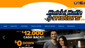 What Sukhibathmotors.com website looked like in 2018 (6 years ago)