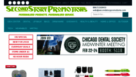 What Secondstorypromotions.com website looked like in 2018 (6 years ago)