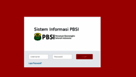 What Si.pbsi.or.id website looked like in 2018 (6 years ago)