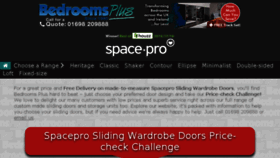 What Spaceprowardrobes.co.uk website looked like in 2018 (6 years ago)