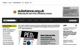 What Substance.org.uk website looked like in 2018 (6 years ago)