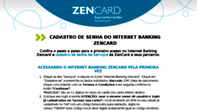 What Saque.zencard.com.br website looked like in 2018 (6 years ago)