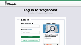 What Sso.wagepoint.com website looked like in 2018 (6 years ago)