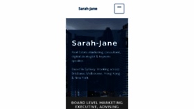 What Sarahjane.com.au website looked like in 2018 (6 years ago)