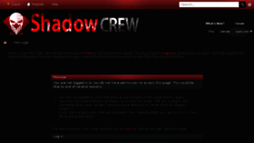 What Shadowcrew.ws website looked like in 2018 (6 years ago)
