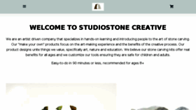What Studiostonecreative.com website looked like in 2018 (6 years ago)