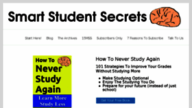 What Smartstudentsecrets.com website looked like in 2018 (6 years ago)