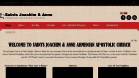 What Saintsjoachimandanne.net website looked like in 2018 (6 years ago)
