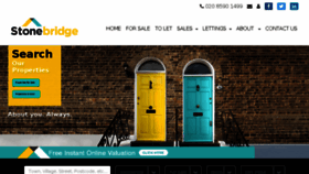 What Stonebridgelondon.co.uk website looked like in 2018 (6 years ago)