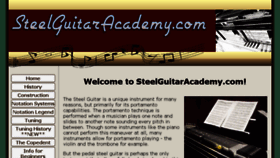 What Steelguitaramerica.com website looked like in 2018 (6 years ago)