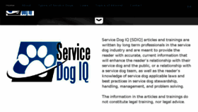 What Servicedogiq.com website looked like in 2018 (6 years ago)
