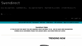 What Svendirect.com website looked like in 2018 (6 years ago)
