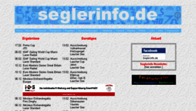 What Seglerinfo.de website looked like in 2018 (6 years ago)
