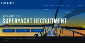 What Saltwaterrecruitment.com website looked like in 2018 (6 years ago)