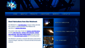 What Starmetalwork.co.uk website looked like in 2018 (6 years ago)