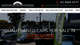 What Sheppartonmotortraders.com.au website looked like in 2018 (6 years ago)