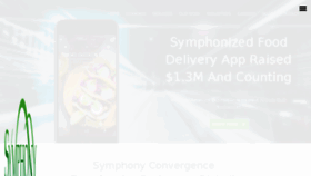 What Symphony-solution.com website looked like in 2018 (6 years ago)