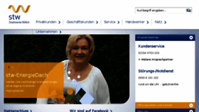 What Stadtwerke-willich.de website looked like in 2018 (7 years ago)