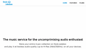 What Stylejukebox.com website looked like in 2018 (6 years ago)
