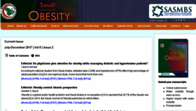 What Saudijobesity.com website looked like in 2018 (6 years ago)