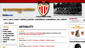 What Skokrisky.cz website looked like in 2018 (6 years ago)