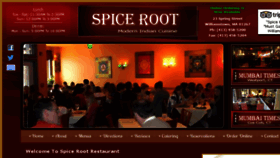 What Spiceroot.com website looked like in 2018 (6 years ago)