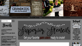 What Superiorstencils.com website looked like in 2018 (6 years ago)
