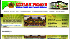 What Stifarm-padang.ac.id website looked like in 2018 (6 years ago)
