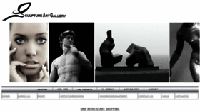What Sculptureartgallery.com website looked like in 2018 (6 years ago)