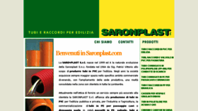 What Saronplast.com website looked like in 2018 (6 years ago)
