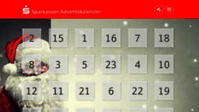 What Sparkassen-adventskalender.de website looked like in 2018 (6 years ago)