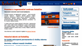 What Solnicka.eu website looked like in 2018 (6 years ago)