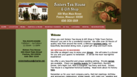 What Sistersteahouse.com website looked like in 2018 (6 years ago)