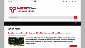 What Safetutes.com website looked like in 2018 (6 years ago)
