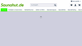 What Saunahut.de website looked like in 2018 (6 years ago)