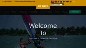 What Surfschool-srilanka.com website looked like in 2018 (6 years ago)