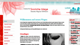 What Sinnliche-wege.de website looked like in 2018 (6 years ago)