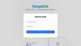 What Simpedik.kedirikab.go.id website looked like in 2018 (6 years ago)
