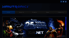 What Simutronics.com website looked like in 2018 (6 years ago)