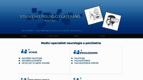 What Studioneurologicolaterano.it website looked like in 2018 (6 years ago)