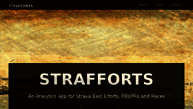 What Strafforts.com website looked like in 2018 (6 years ago)